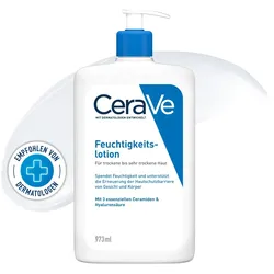 CeraVe Feuchtigkeitslotion: Körperlotion für trockene bis sehr trockene Haut 1 L