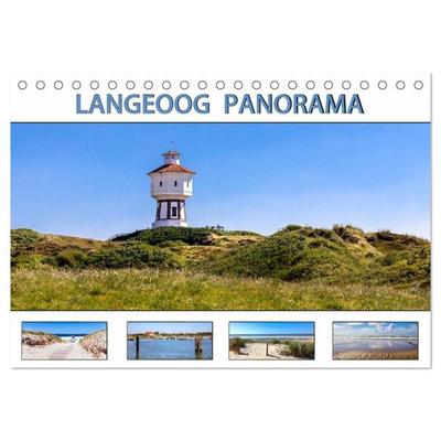 LANGEOOG PANORAMA (Tischkalender 2026 DIN A5 quer), CALVENDO Monatskalender