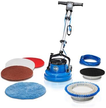 "Prolux Core 15"" Heavy-Duty Commercial Floor Buffer & Scrubber LOADED - 15"" Cleaning Path"