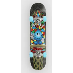 World Industries Stained Glass V2 6.75'' Skateboard blue Gr. Uni