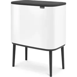 Bo Touch Bin Mülleimer 3 x 11 l weiß
