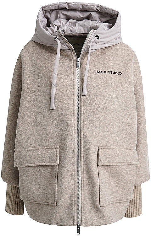 SMITH&SOUL Wolljacke grau   S S