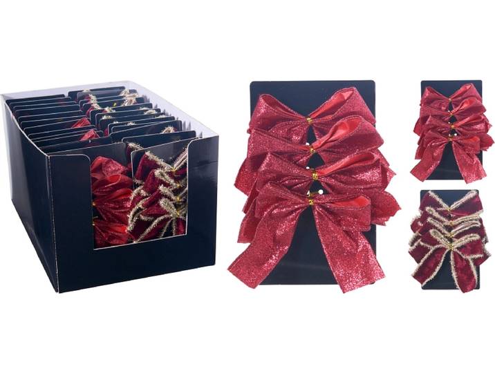 Schleifen-Set MERRY Bordeau