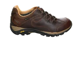 Meindl, Herren, Wanderschuhe, Light-Hike-Schuh Caracas GTX Grösse 43 – 9 dunkelbraun Nubukleder Gore-Tex Futter (43), Braun