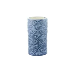 HOME STORY Vase   ¦ blau ¦ Porzellan ¦ Maße (cm): H: 20  Ø: 11.0