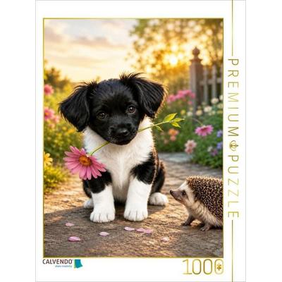 CALVENDO Puzzle Eine Blume für dich | 1000 Teile Lege-Größe 64x48cm Foto-Puzzle für glückliche Stunden