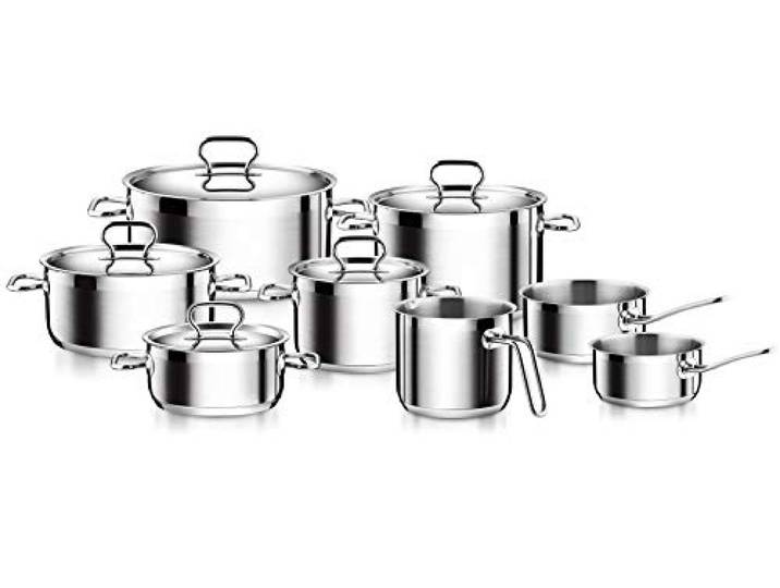 Tescoma Home Profi Kochgeschirr-Set aus Edelstahl, 13-teilig