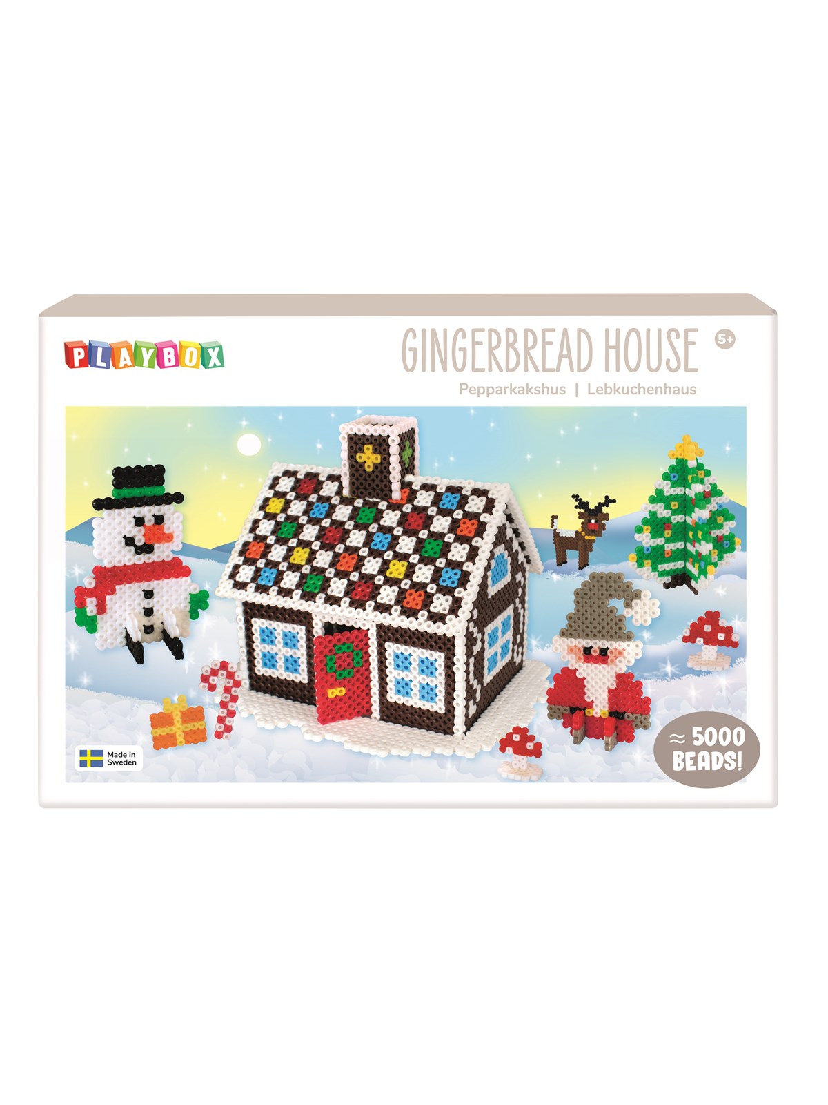 Playbox Perle honningkagehus 5000 perler +5år 5000 perler