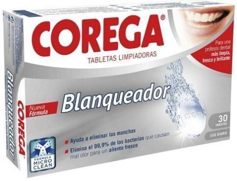 Corega Aufhellende Tagespflege 30 Tabletten