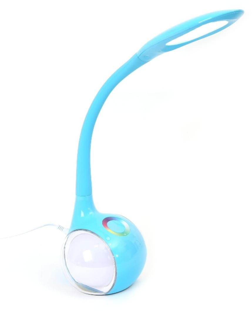 Platinet PDL20 LED bureaulamp met nachtlampje, 6W, blauw