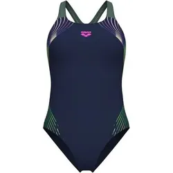 ARENA Damen Schwimmanzug W NUANCE SWIMSUIT SWIM PRO BACK L, Größe 44 in Blau Blau