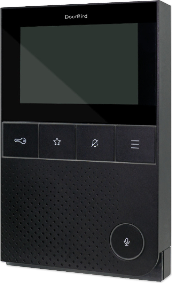DoorBird binnenstation A1101 zwart van polycarbonaat