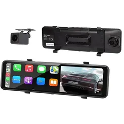 Blow BLACKBOX DVR F620 Carplay Android Video-Rekorder + Rückkamera (Eingebautes Display, Eingebautes Mikrofon, 2K), Dashcam, Weiss, Schwarz