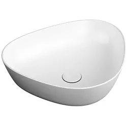 VitrA Plural Aufsatzschale flach asymmetrisch 47 x 40 x 13 cm Edelweiß,7812B401-0016 7812B401-0016
