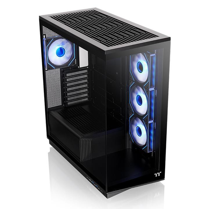 Thermaltake Stage 450 TG ARGB Gaming PC Gehäuse Midi-Tower Black Seitenfenster