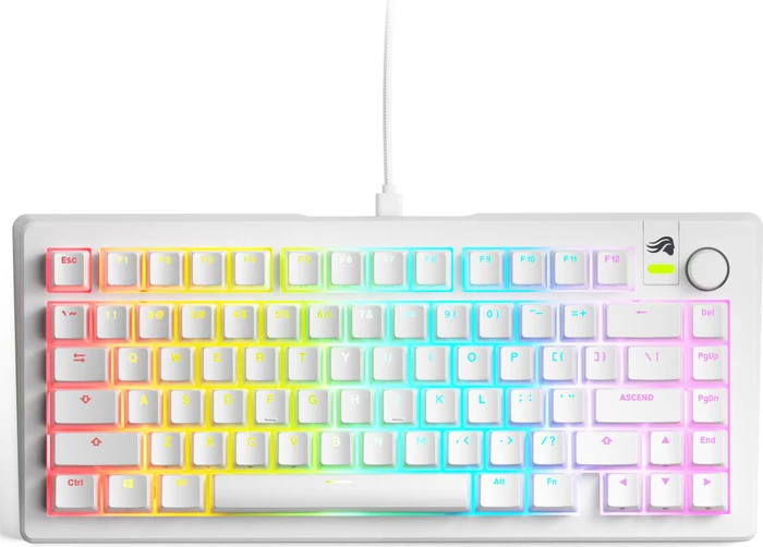 GLORIOUS GMMK 3 75% Prebuilt Wired White - US