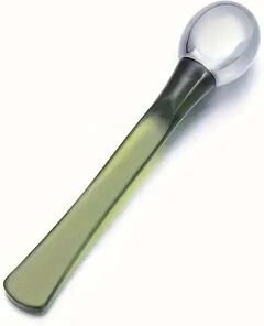 Uplifted Finds Eye Roller Massage Stick Face Cream Applicator Cosmetic Spatula Gold Alloy Skin Care Tool green