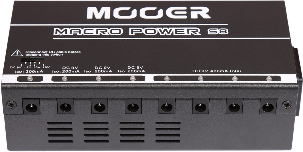 Mooer Macro Power Fonte Alimentação Universal até 8 Pedais