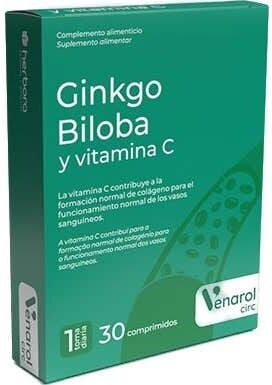 Herbora Venarol Ginkgo Biloba + Vitamina C 30 comp