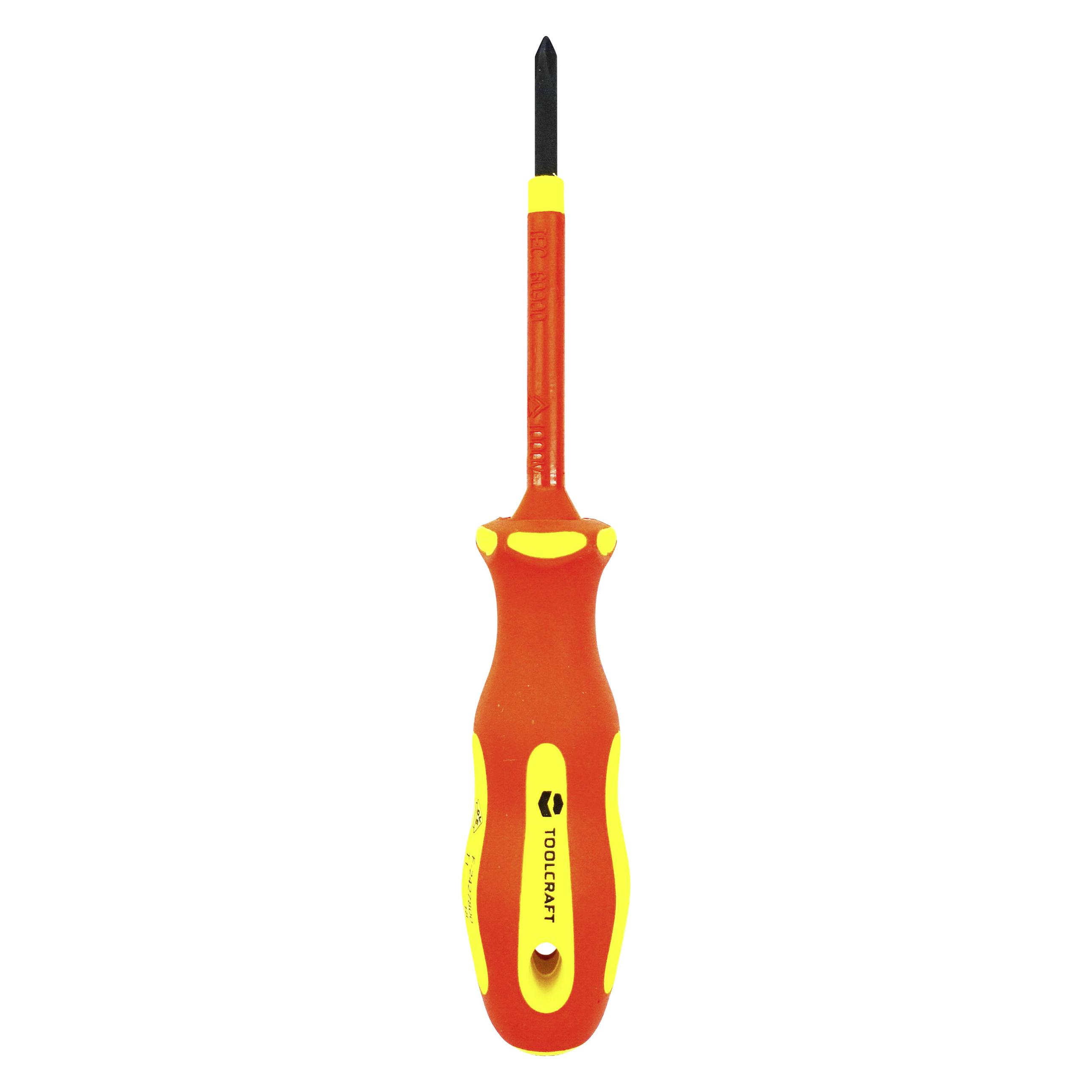 Toolcraft VDE Schraubendreher Phillips PH0 60mm (Phillipps-Kreuzschlitz (PH)) (TO-5345748)