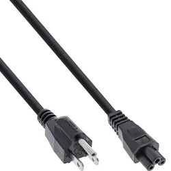 35er B-Pack INLINE Netzkabel für Notebook, USA/Canada, 3pol Kupplung, 2m