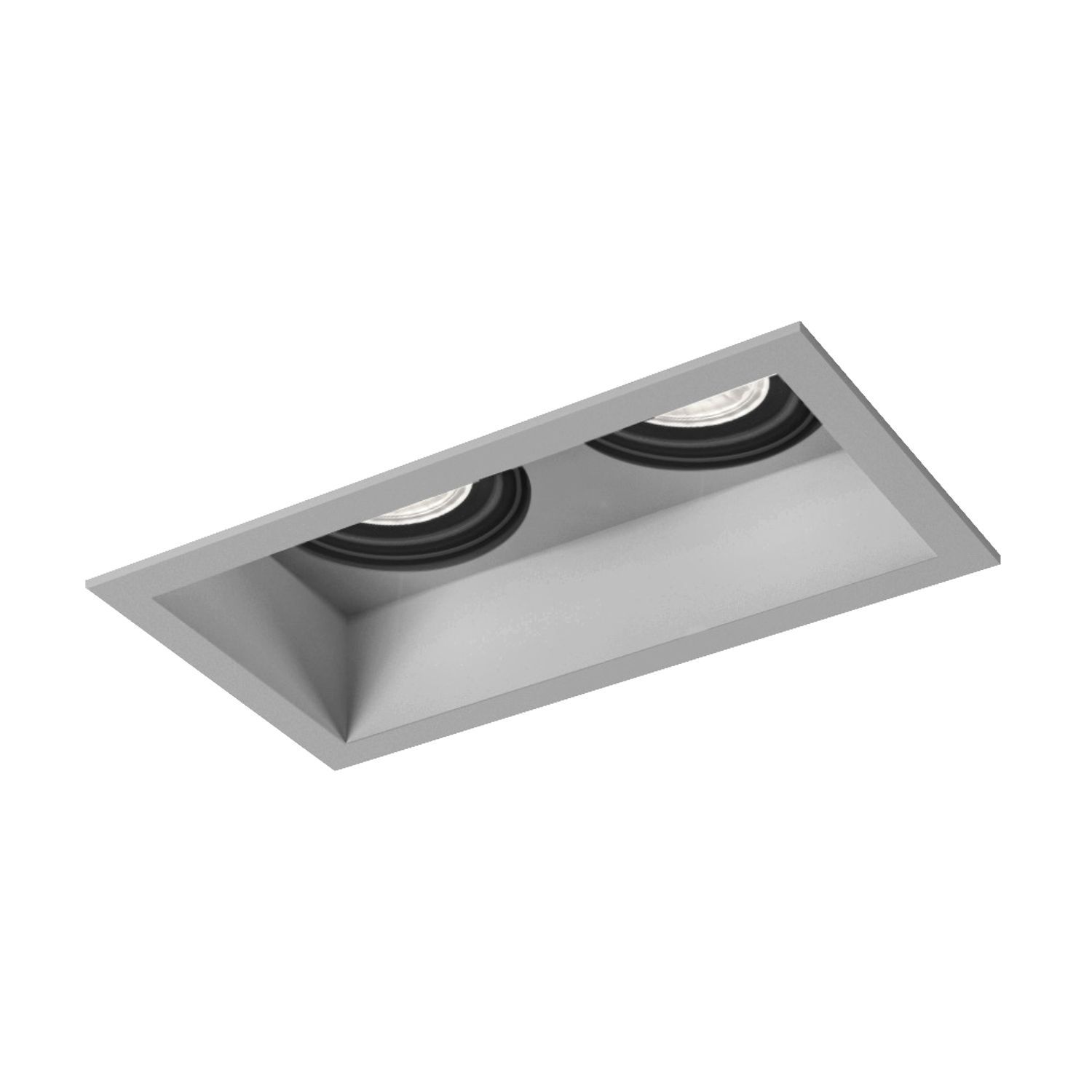 Wever & Ducré 2er-LED-Spot PLANO 2.0 LED Silber 2700K 118661S3 5404037301447