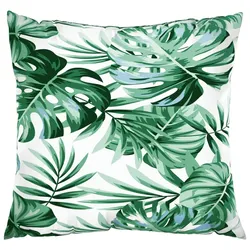 vidaXL Sofakissen 4 Stk. Blattmuster 50x50 cm Stoff