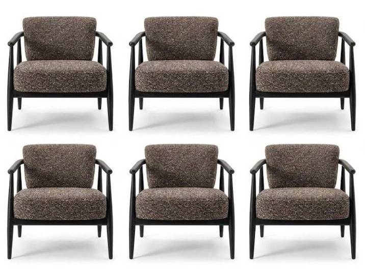Xlmoebel Sitzgruppe 6x Stuhle Grau Wohnzimmer Modern praktisch bequem komfortabel
