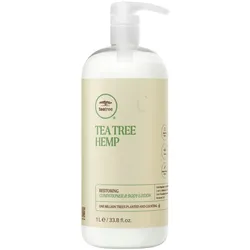 1L Paul Mitchell Tea Tree Hemp Restoring Conditioner & Body Lotion