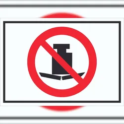HB-Druck Keine schwere Last Symbol Schild A2 (420x594mm)