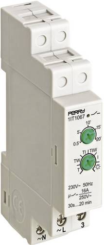 Wallair N61145 Treppenlichtzeitschalter Hutschiene 230 V/AC