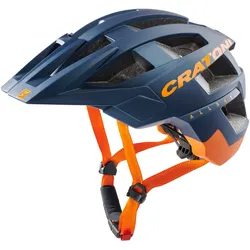 Cratoni AllSet MTB Helm blue-orange matt