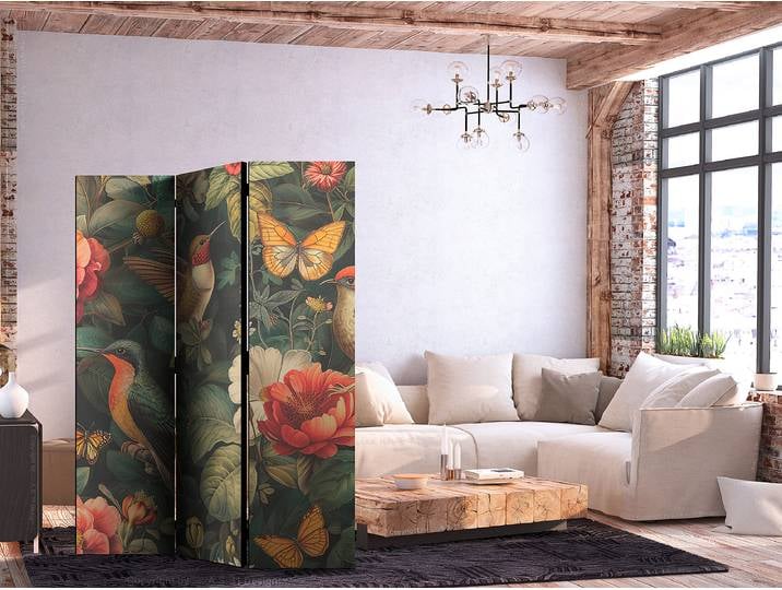 Paravent acoustique jardin botanique Autres Gris 135 x 172cm