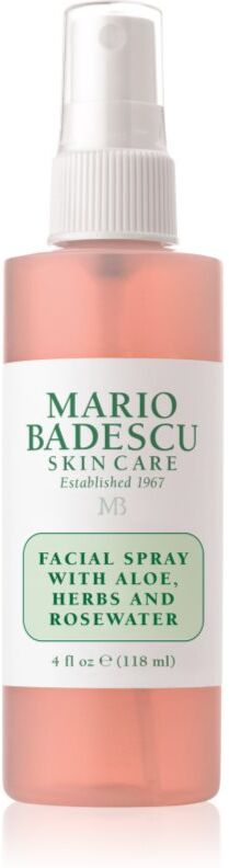 Mario Badescu Facial Spray with Aloe, Herbs and Rosewater Tonisierendes Gesichtsnebel-Spray für hydratisierte und strahlende Haut 118 ml