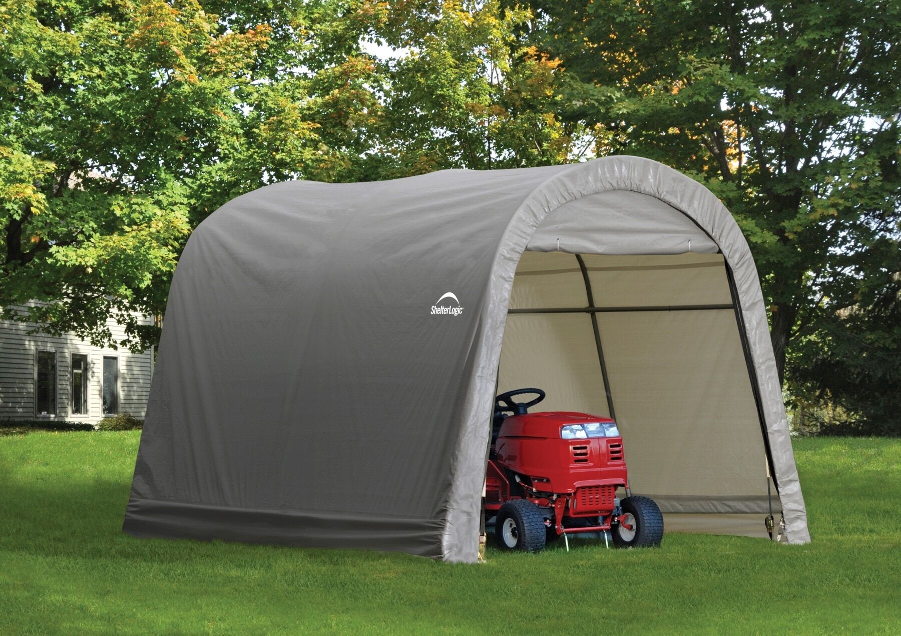 Garage SHELTERLOGIC, grau, Kunststoff, Garagen, Garage, BxT: 300x300 cm