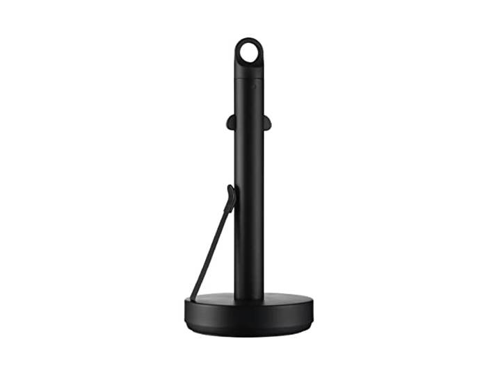 blomus -Loop- keukenrolhouder, innovatieve technologie, praktische huishoudhulp, kleur zwart 64364
