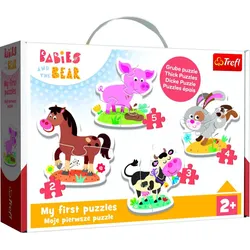 Puzzle - Baby Classic - Auf dem Bauernhof KAZSTUDIO SA Babaski i Miś 36127