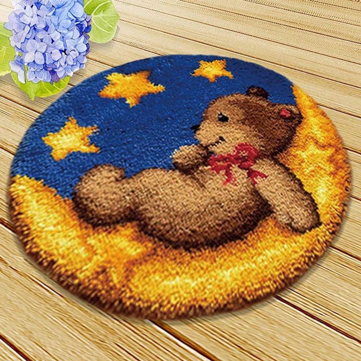 Knooptapijt Set Type C met Kleurgecodeerd Canvas - 50 cm