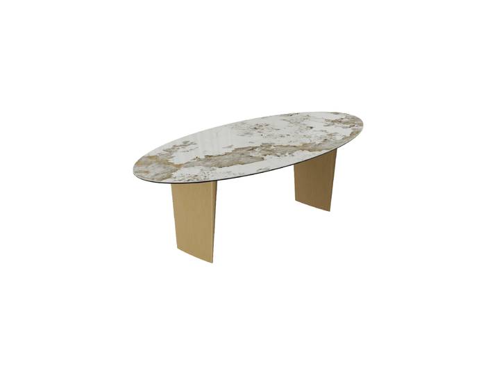 Designer Esstisch „Goliath“ aus Keramik, verschiedene Grössen Akante Design