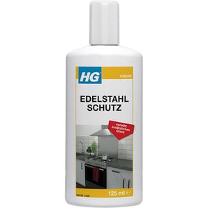 HG HG Edelstahlreiniger 482012105, Edelstahl Schutz, für Innenbereich, sorgt für Hoc lanz, 125ml