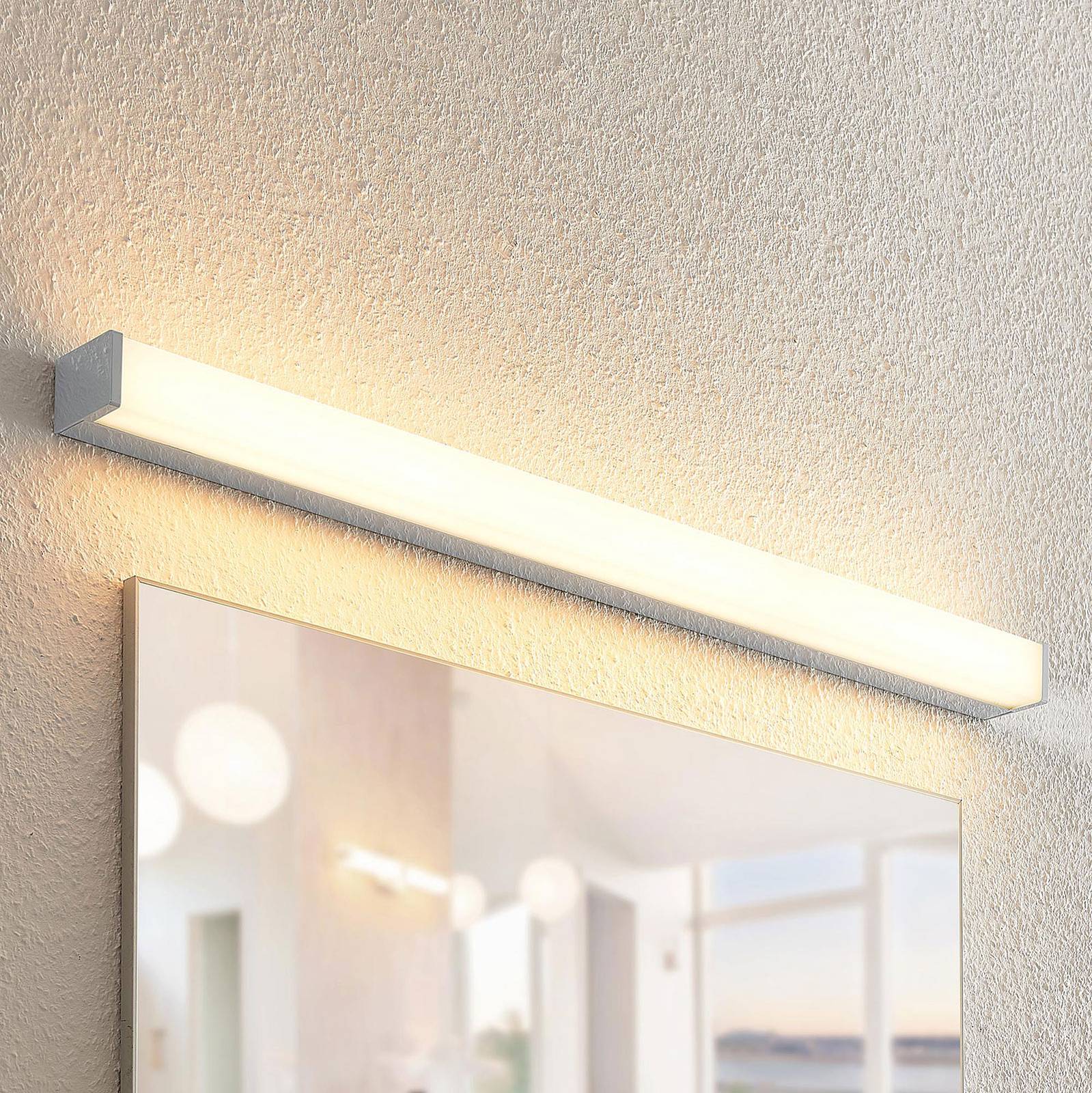 Wall Light Klea Lindby, Chrome / silver, Bathroom, Aluminium, Modern, Wall Light