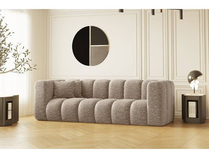 Kaiser Möbel Sofa Couch, Dreisitzer Grand Modular Stoff Salvador und Haga, Bequem, modular, viele Farben