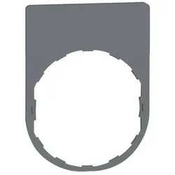 Schneider Electric ZBYP2CUST02 Schildträger, Kunststoff, für Harmony 22mm, kundenspezifisch via Konfigurator