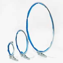 Miller Rohrschellen mit Dichtung (Spannring) Ø 350 mm extra stabil