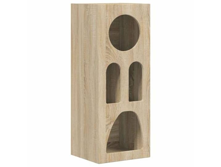 HKTMGDNG Sideboard Sonoma-Eiche 40x35x100,5 cm Kommode Flurschrank Kompakter Mehrzweckschrank mit mehreren Regalebenen für Esszimmer und Flur, pflegeleicht und zeitlos gestaltet.