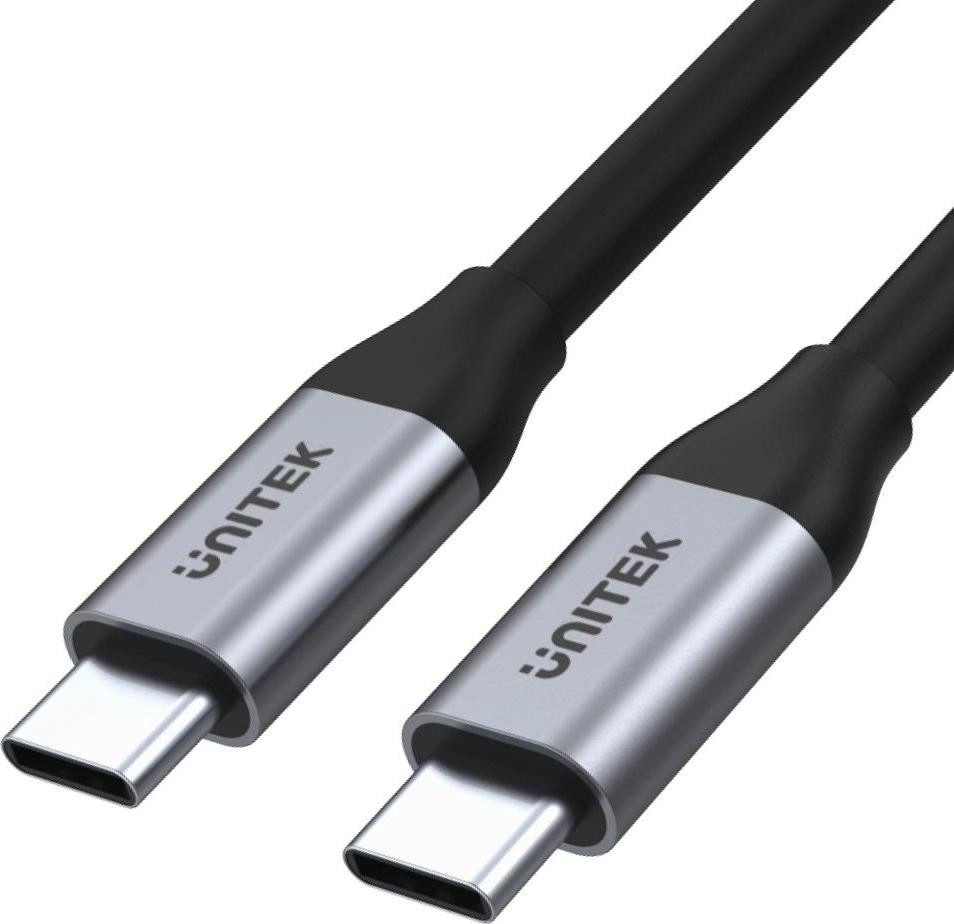 Unitek USB-C naar USB-C kabel, USB 3.2 Gen 2, 5 Gbit/s, 2 meter, Zwart