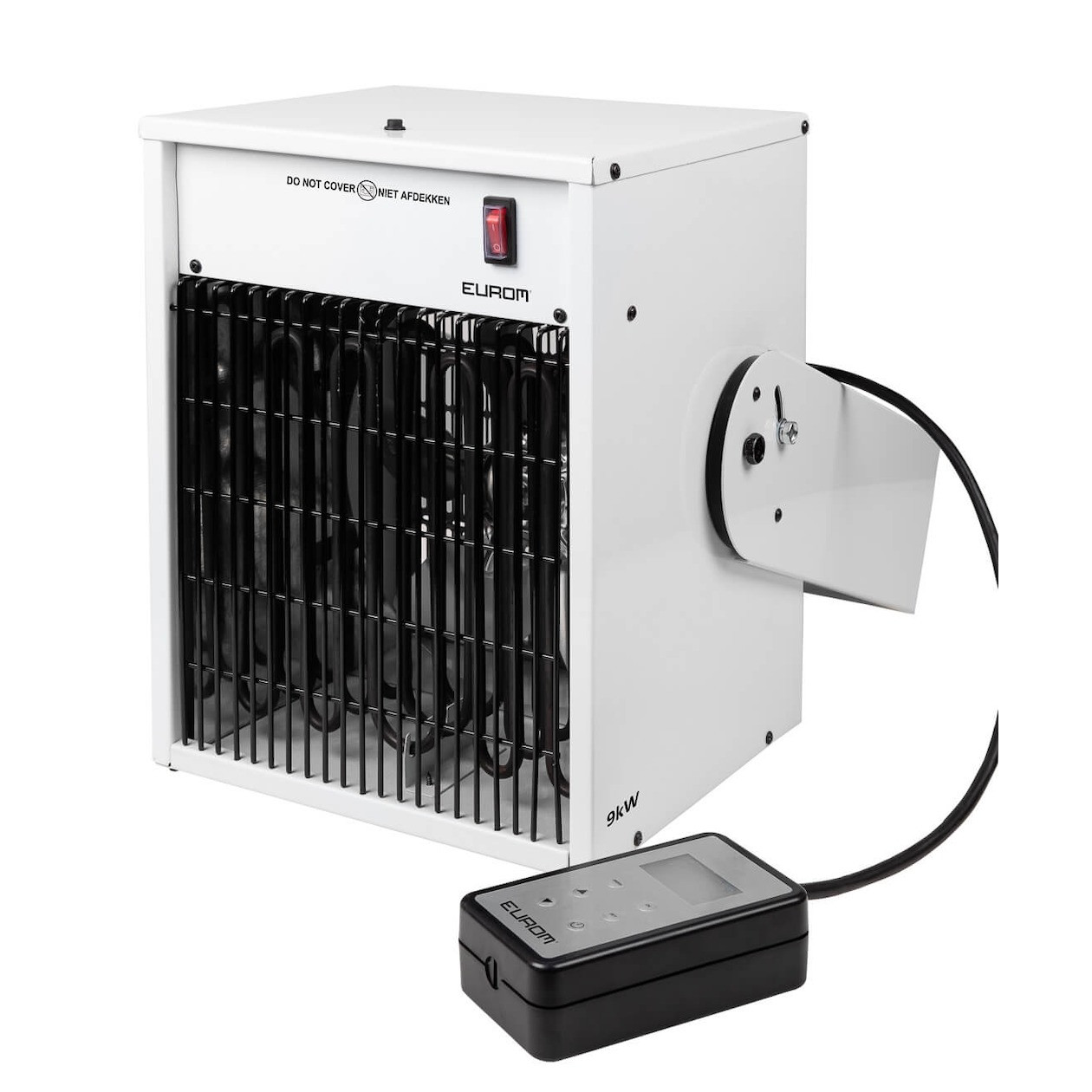 Eurom EK9000 Wandventilator kachel Wit