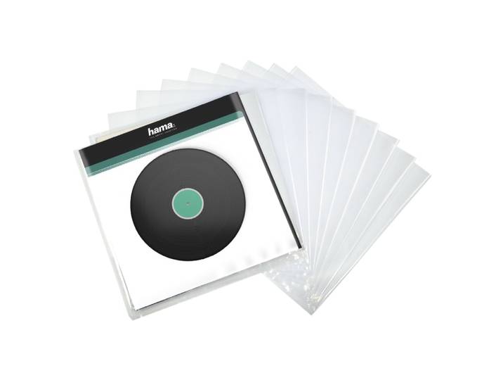 Hama LP-BUITENHOEZEN 10ST Audio accessoire Transparant