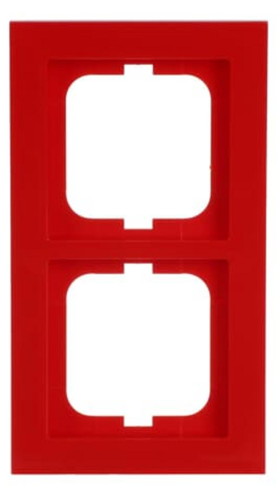 Busch-Jaeger BJ Axcent frame 1722-287, rood, 2-voudig