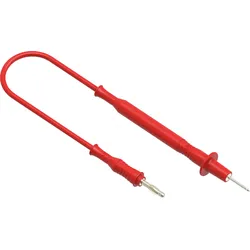 CC 311A - Messleitung, Prüfspitzen 2 mm auf 4 mm, rot / schwarz